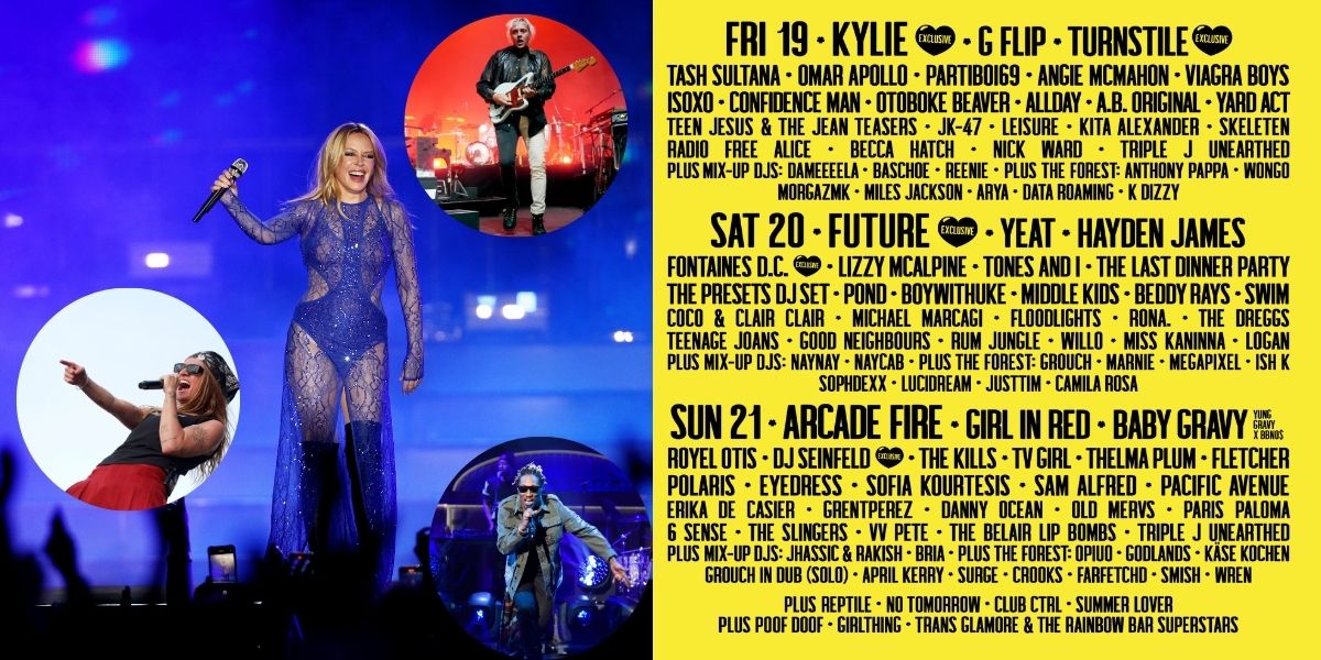 Kylie Minogue Sparkles in StarStudded Splendour in the Grass 2024